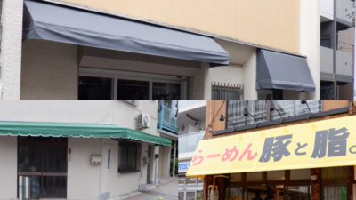 デザイン(固定式)テントの張替え・・・3店まとめ版